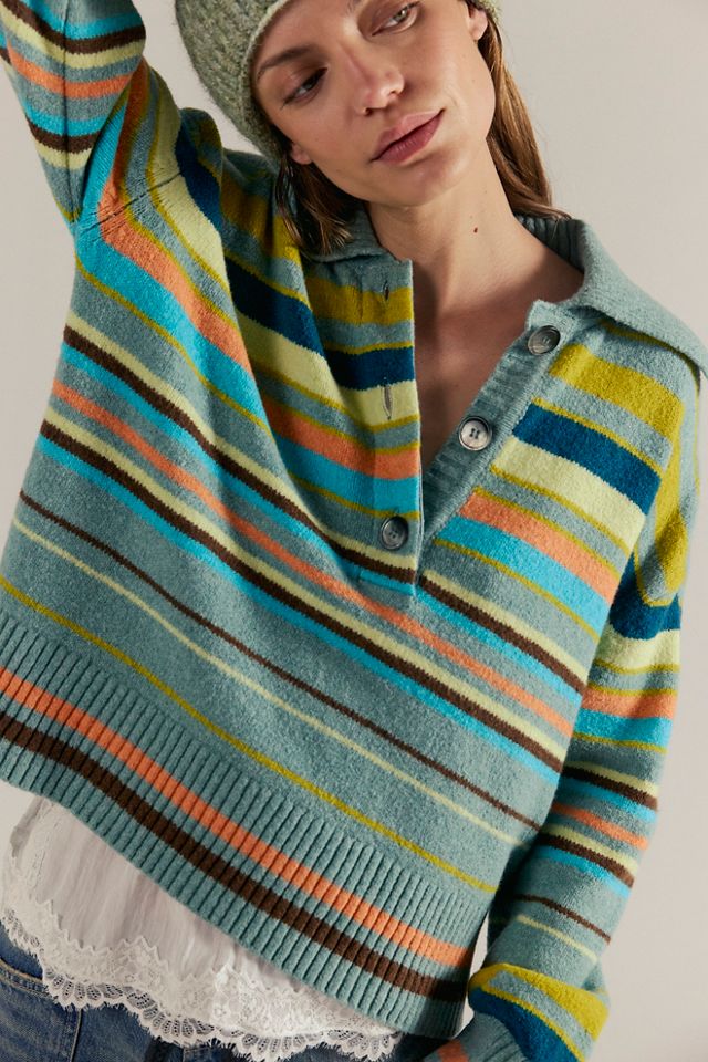 Trading Up Striped Polo #3