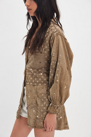 Magnolia Pearl Patchwork Polka Smock Top