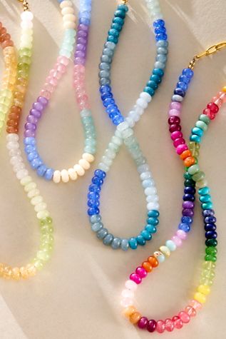 Collier en Pierre avec Perles ALV
