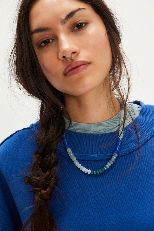 Collier en Pierre avec Perles ALV #1