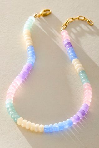 ALV Beaded Stone Necklace