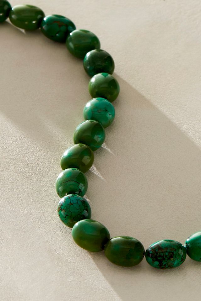 ALV Chunky Beaded Stone Necklace #2