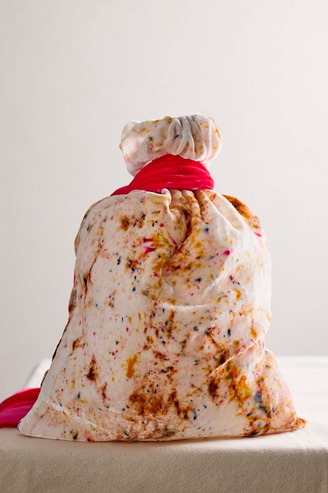 Riverside Velvet Tie Dye Gift Sack #1
