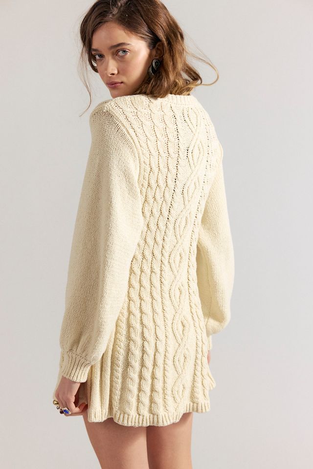 Robe Mini en Maille Torsadée Orla #1