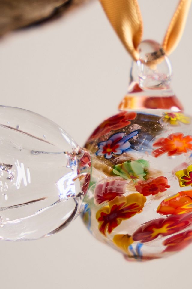 Ornement de bonbon en verre soufflé à la main #1