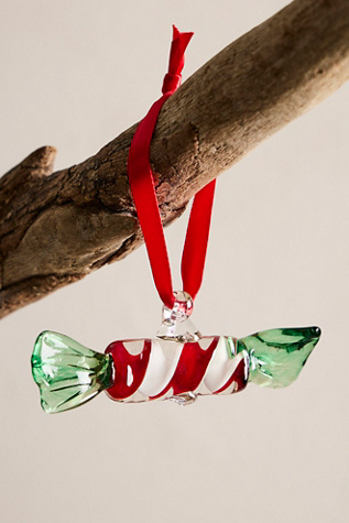 Handblown Glass Candy Ornament