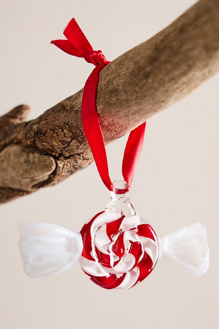 Handblown Glass Candy Ornament
