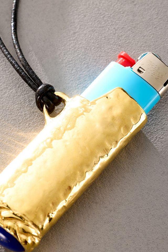 Collier briquet petit or Pamela Love #2