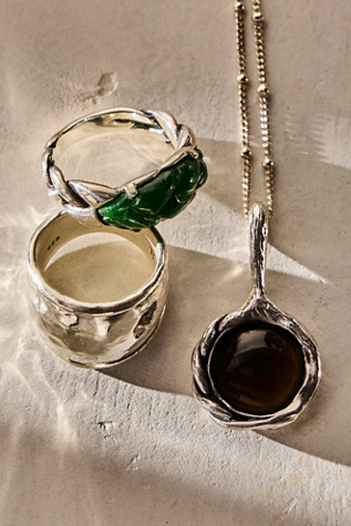 Pamela Love Braided Drop Pendant Necklace
