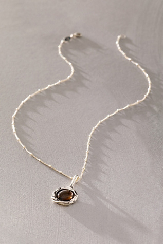 Pamela Love Braided Drop Pendant Necklace