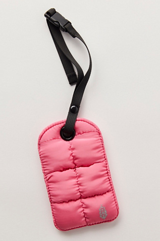 On The Move Quilted Luggage Tag