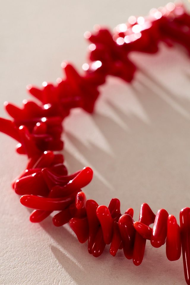 Kozakh Red Coral Anklet #1