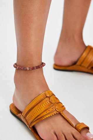 Kozakh Sabratha Anklet at Free People in Red