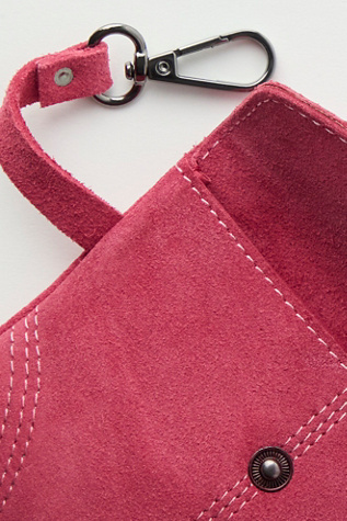 Женский кошелёк Free People Lyra Suede Wallet, цвет: Абрикосовый — фото 3
