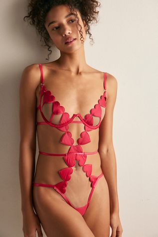 Bluebella Gia Open Heart Wired Bodysuit
