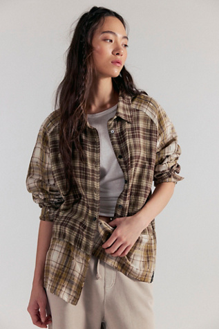 OneTeaspoon Rodeo Rust Patchwork Flannel