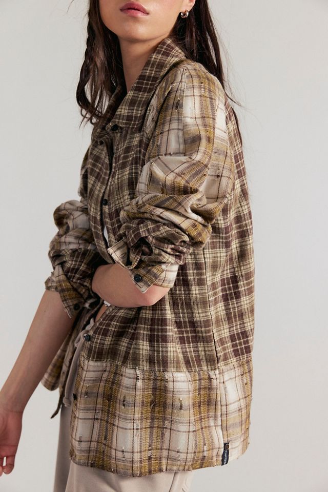 OneTeaspoon Rodeo Rust Patchwork Flannel #2