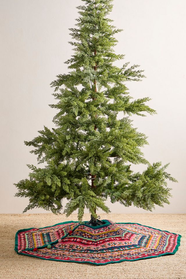 Sedona Fairisle Tree Skirt #1
