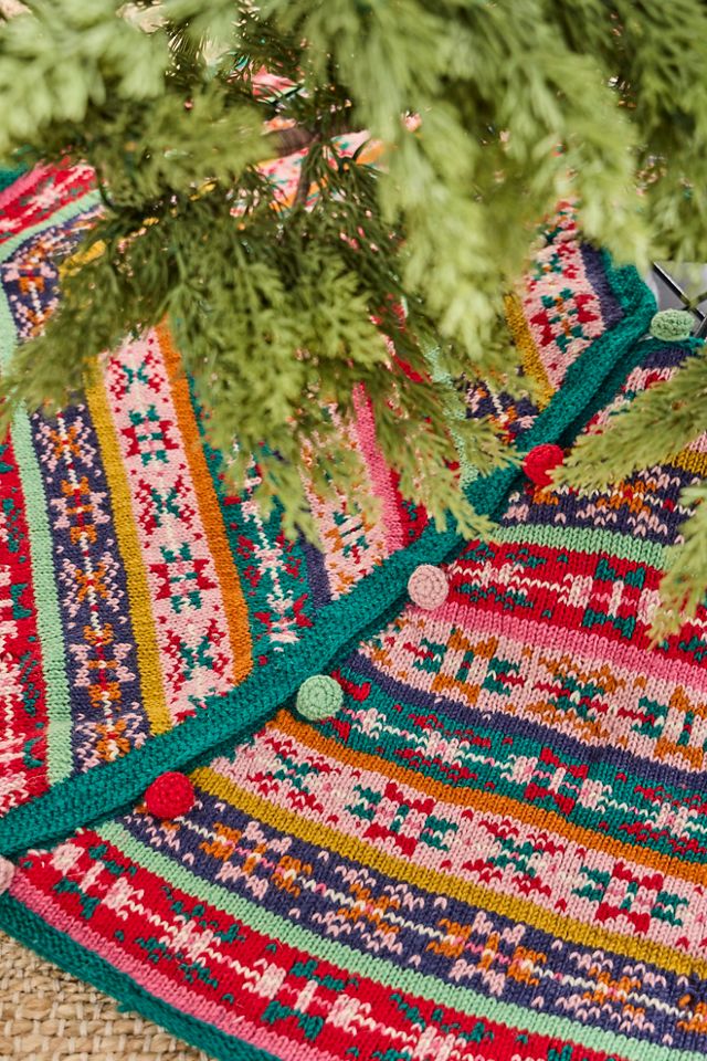 Sedona Fairisle Tree Skirt #3