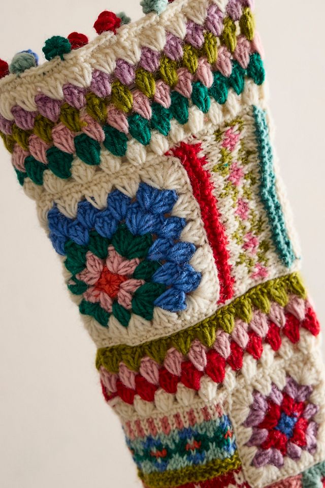 Granny Patchwork Stocking #2
