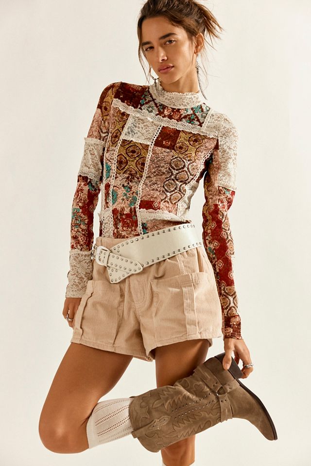 Hudson Patchwork Turtleneck #1