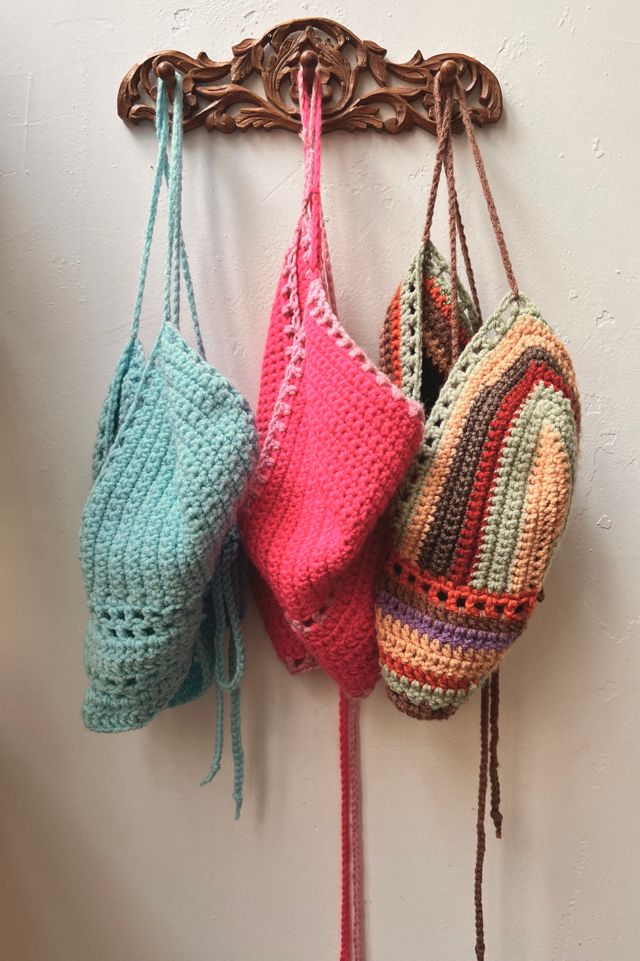 Vintage Hand Knit Halter Top Selected by Anna Corinna #1