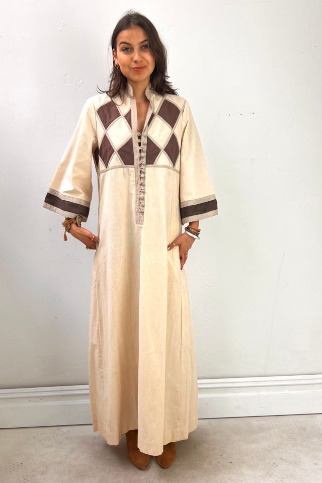Vintage Hand Woven Sergio Bustamante Maxi Dress Selected by Anna Corinna #1