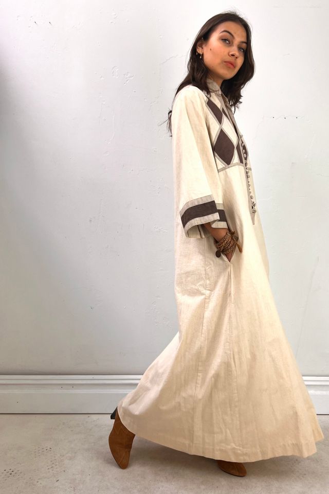 Vintage Hand Woven Sergio Bustamante Maxi Dress Selected by Anna Corinna #2