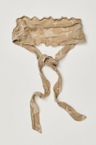 Marley Star Soft Headband by Curried Myrrh at Free People in White