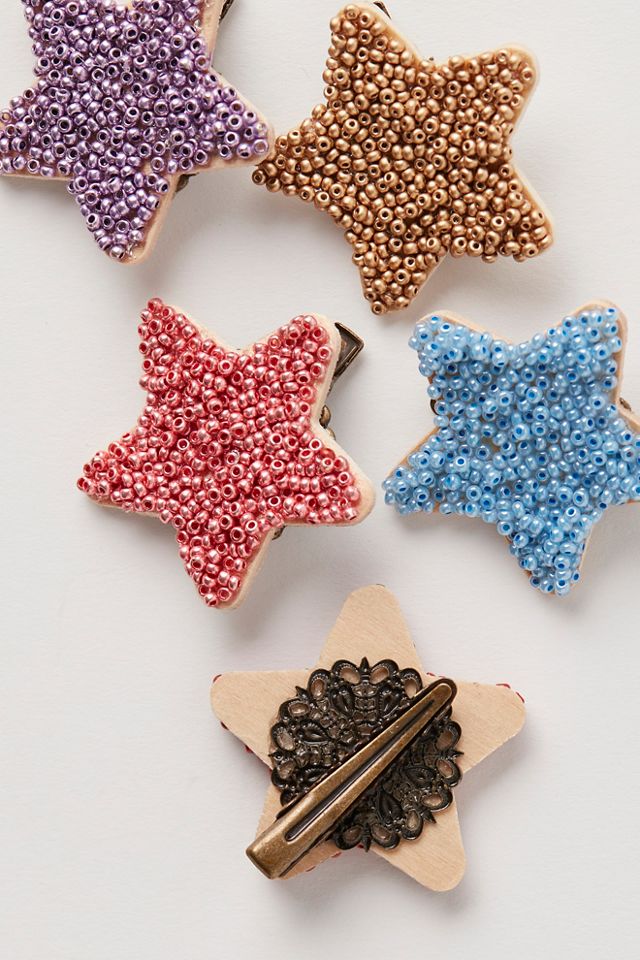 Ensemble de 5 barrettes étoile Zora #1
