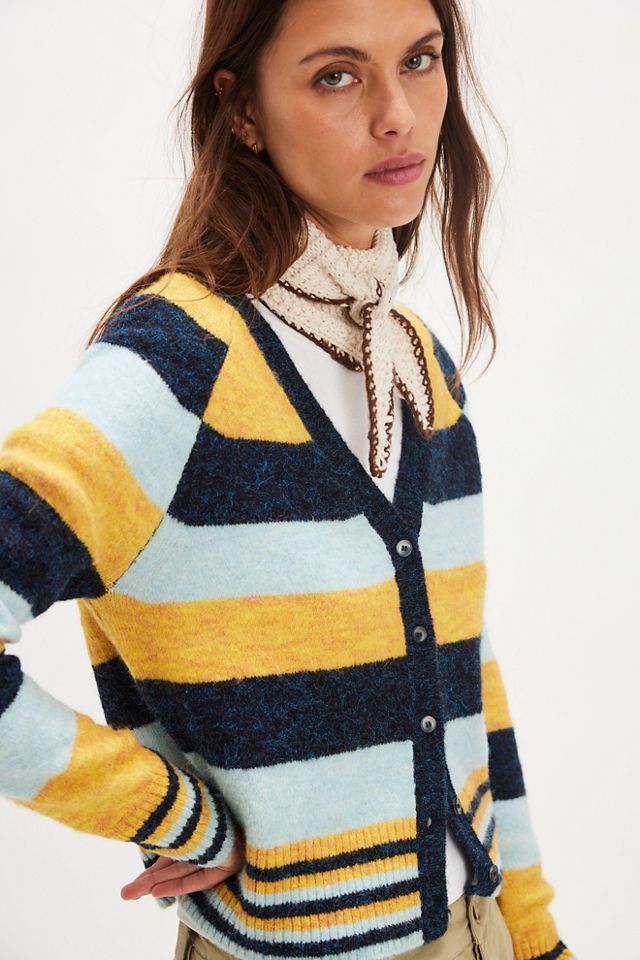 School Girl Striped Cardi #3
