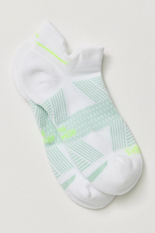 Chaussettes de course à la cheville à blocs de couleurs Bombas