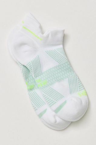 Chaussettes de course à la cheville à blocs de couleurs Bombas