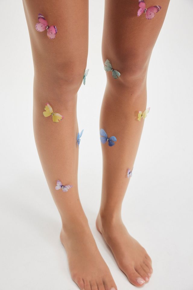 High Heel Jungle Pixie Butterfly Tights #1