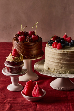 Big Strawberry Tealights by Happy Organics at Free People in Red