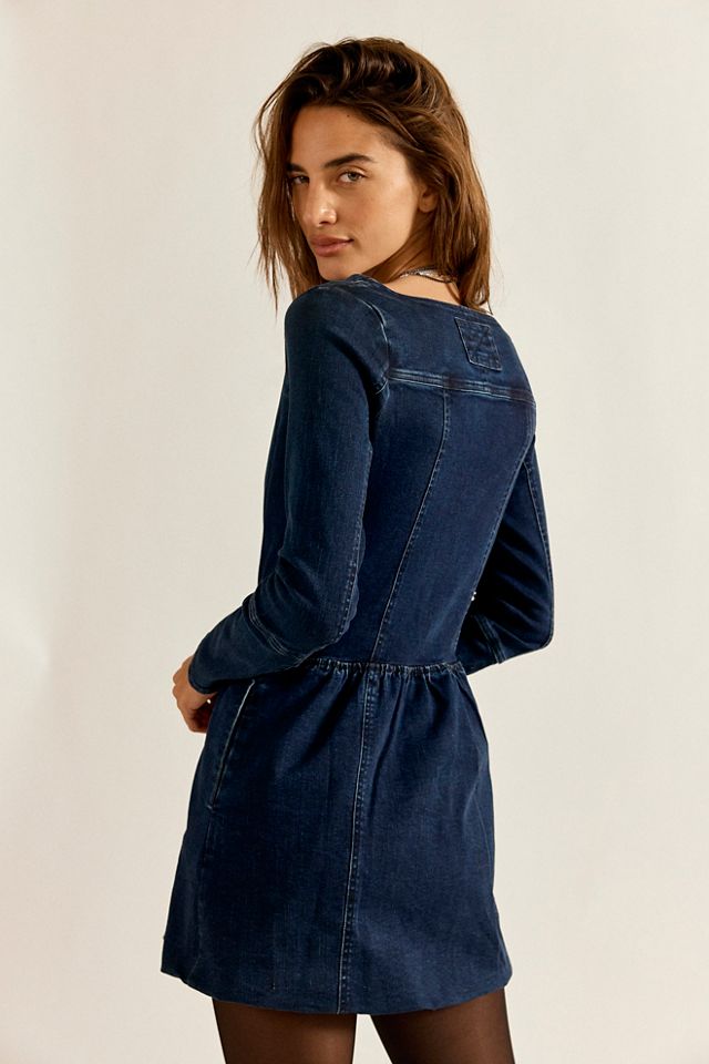 We The Free Kent Denim Mini Dress #1
