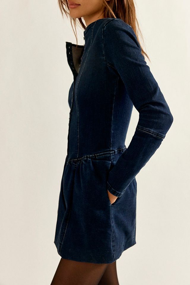 We The Free Kent Denim Mini Dress #2