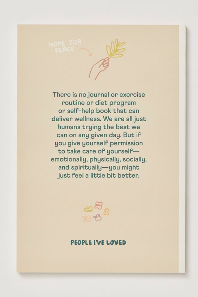 People I've Loved: A Wellness Journal #1