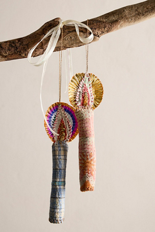 Kantha Candle Ornament
