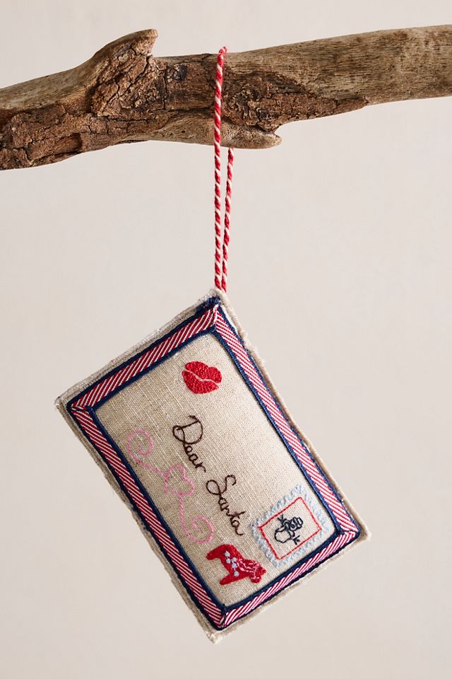 Letter To Santa Ornament #1