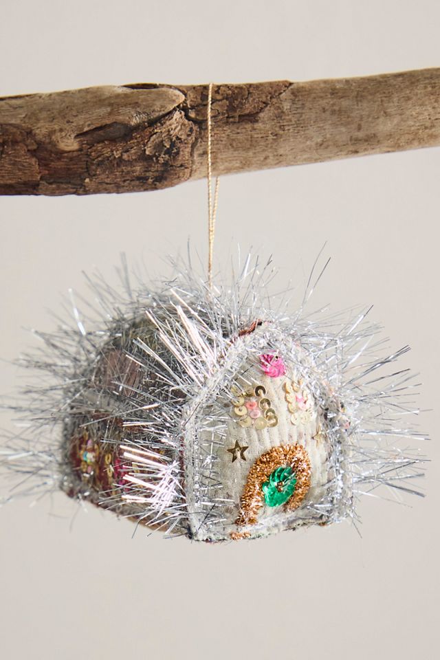 Tinsel House Ornament #1