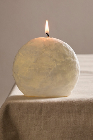Selenite Candle by Bodi Candle at Free People in White