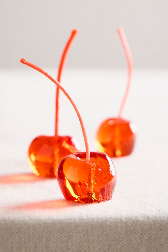 Ensemble de bougies en gelée de cerise #1