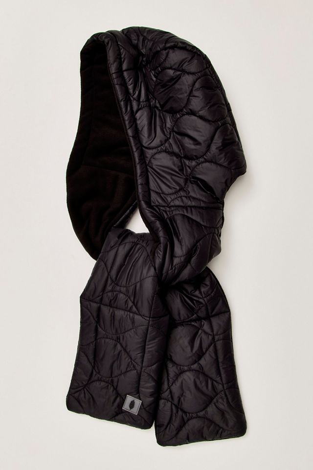 Fleece Lined Hood Scarf #1