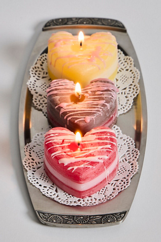 Heart Cookie Candles by Cereria Introna at Free People