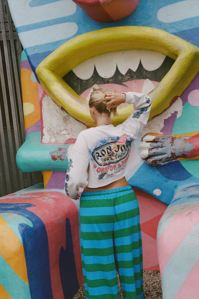 Ron Jon Cropped Vintage Sweatshirt #1