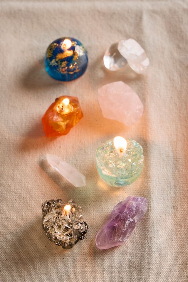 Mini Crystal Candle Set #1