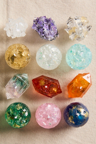 Mini Crystal Candle Set