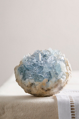 Large Crystal Candle