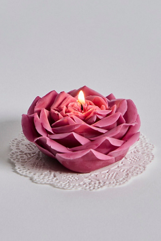 Love Labyrinth Candle by House of Shokunin at Free People in Red